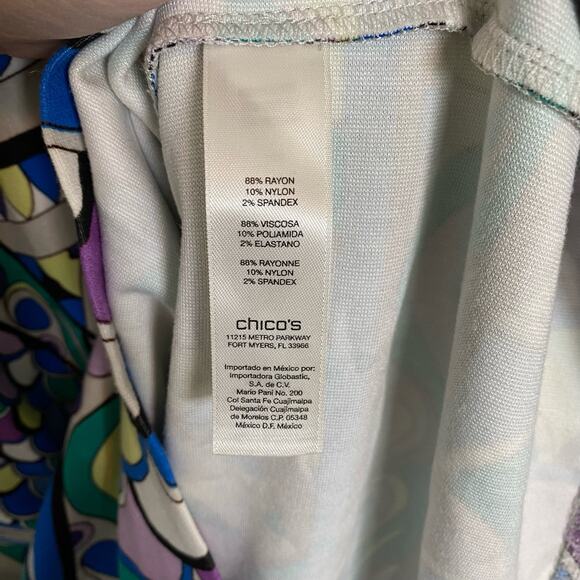 Chico’s Art Deco Ponte Dress 0.5 Small - Picture 7 of 7